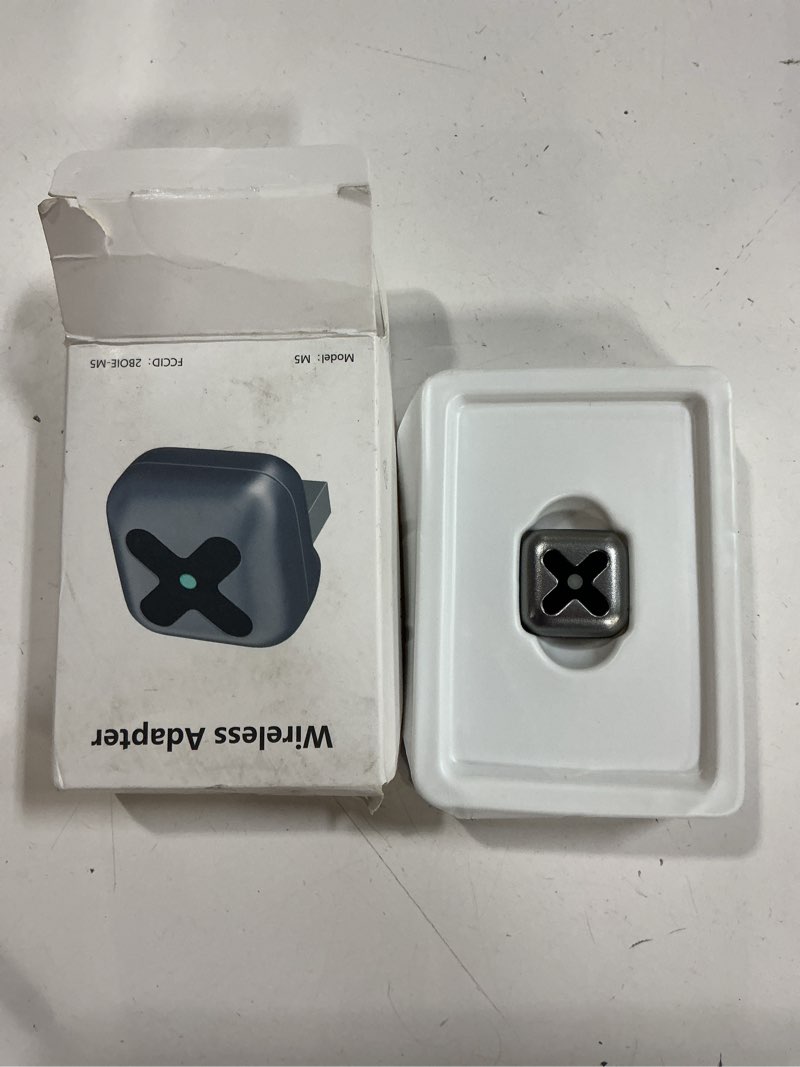 Condition photo showing Good Condition for ultra mini android auto & carplay wireless adapter uk, latest a9 chip 5.8ghz wifi, 5.4 bluetooth, 3-5s auto connect, usb-c/usb-a/extension cable, compatible with ios10+, android 10+, ce/rohs/fcc