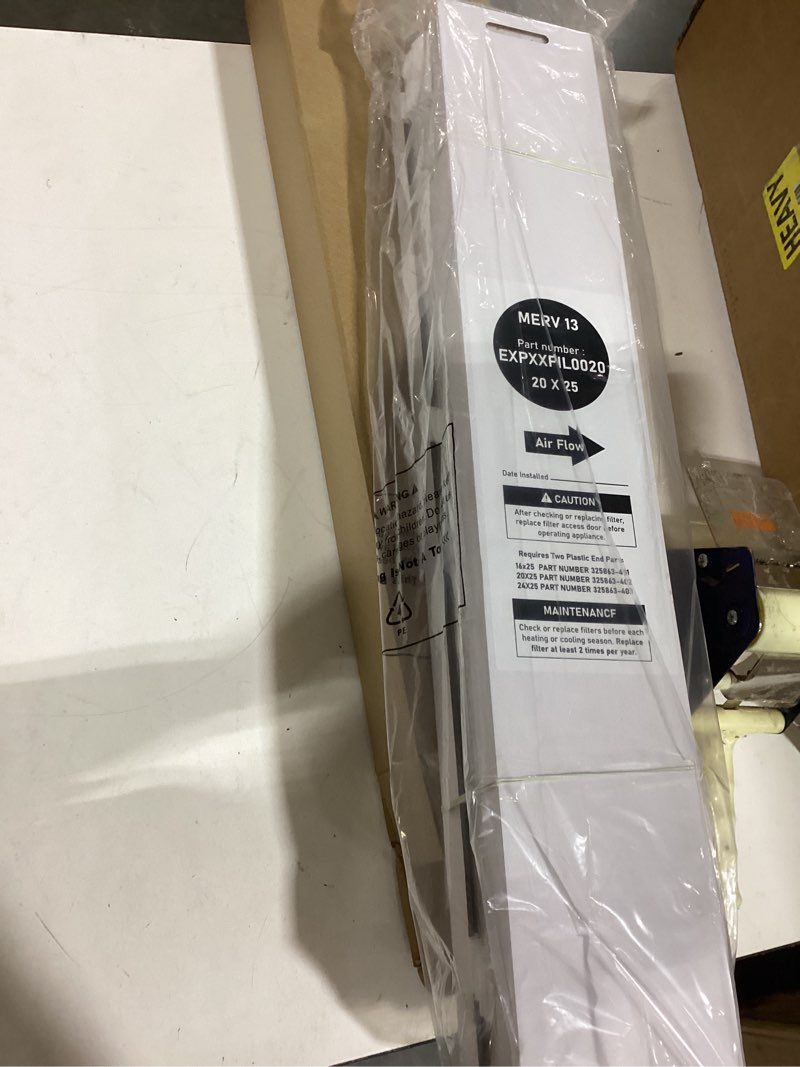 Condition photo showing New/Like New for expxxfil0020 20x25 merv-13 filter replacement compatible with bryant/carrier ez-flex expxxfil0020 heating and cooling system, expandable filter media 20x25, 2 pack