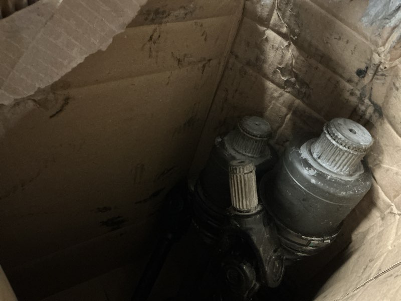 Condition photo showing As Is for front rear cv axle full set for polaris sportsman 400 500 ho 600 700 efi 2003 2004; 2 front + 2 rear greased 4340 chromoly steel cv axle drive shaft assembly for 1380218 1380197