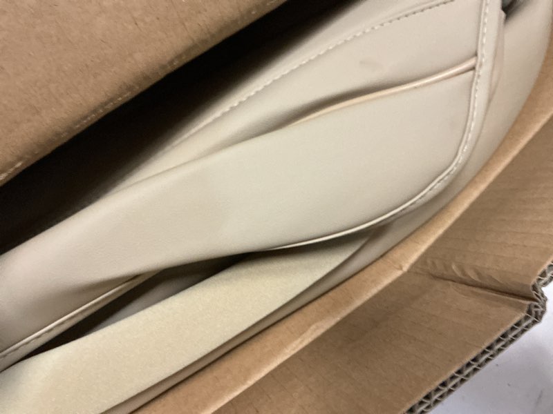 Condition photo showing Good Condition for Car Seat Covers,Car Seat Protector Waterproof,Seat Covers Front, Car Seat Protectors,Automotive Seat Covers Fit for Most Cars Beige Beige Front Pair