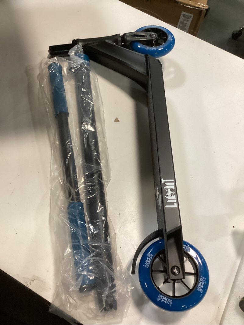 Condition photo showing As Is for Limit LMT08 Pro Trick Scooter for Kids and Tenns 7 Years and Up–Lightweight Professional Freestyle Stunt Scooters for Intermediate or Beginner Boys and Girls blue