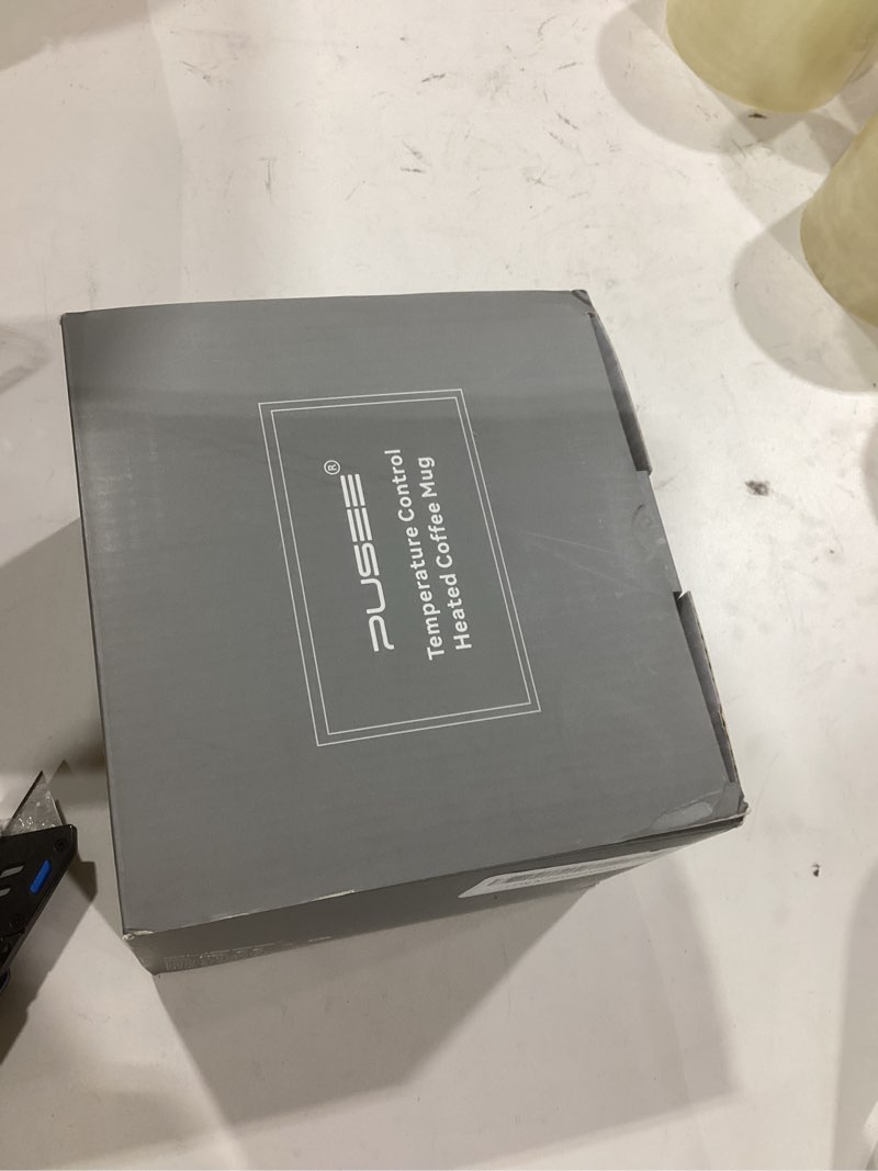 Condition photo showing Good Condition for Self-Heating Coffee Mug, 14oz Heated Coffee Mug - Rechargeable Temperature Control Coffee Mug Keep Coffee Hot, Smart Mug Great Gift for Coffee Lovers & Slow Sippers Burgundy