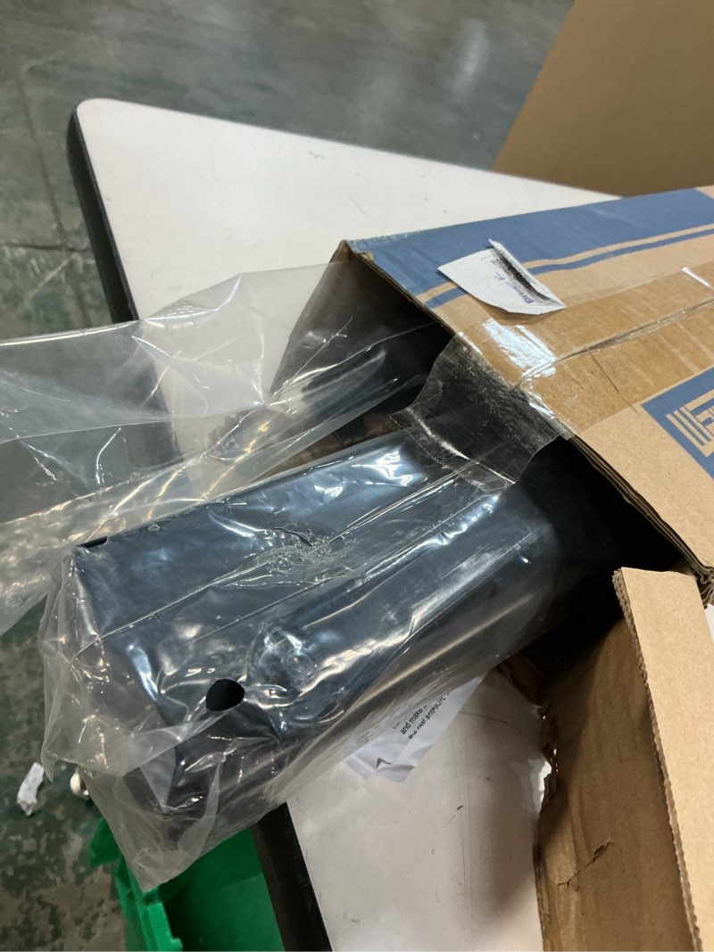 Condition photo showing As Is for wallmaster 24inch folding shelf brackets garage heavy duty steel max load 500lb floating wall mounted collapsible shelf bracket space saving (pack of 2, no board) 2 pack