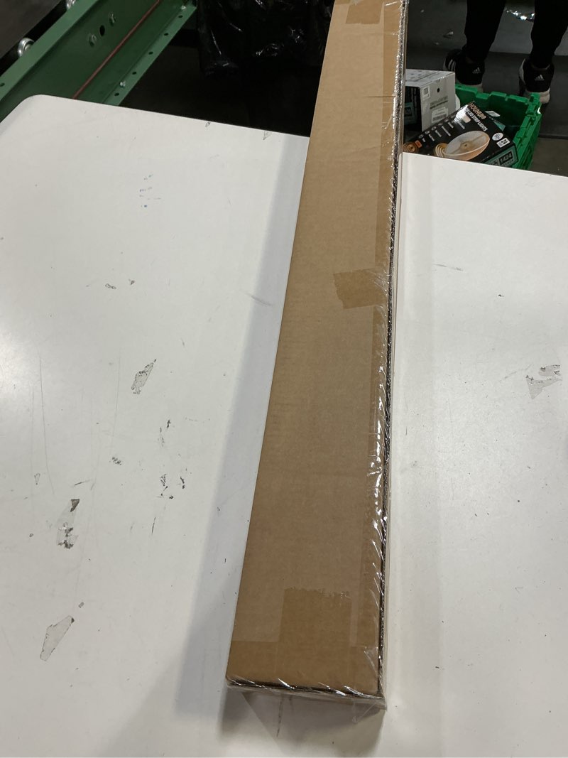 Condition photo showing New/Like New for LazBlinds Cordless Cellular Shades, No Tools No Drill Blackout Honeycomb Shades Pleated Blinds for Windows, 35.5'' W x 48'' H, Silver White Blackout-silver White 35 1/2'' W x 48'' H