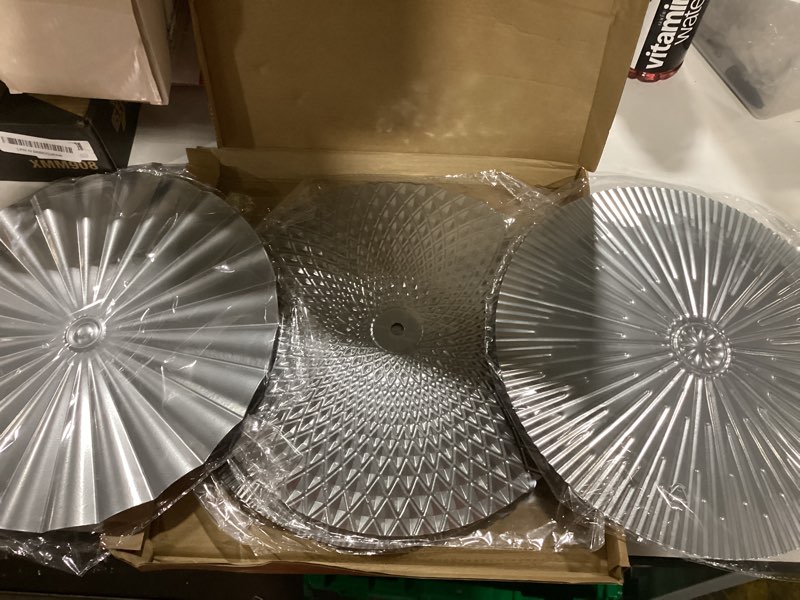 Condition photo showing New/Like New for (Various Colors) Hicarer 4 Pcs 12 Inch Metal Wall Art Decor Sunburst Hanging Metal Artwork Decor Wall Art Decorations for Home Living Room Office Gift for Christmas(Gold)