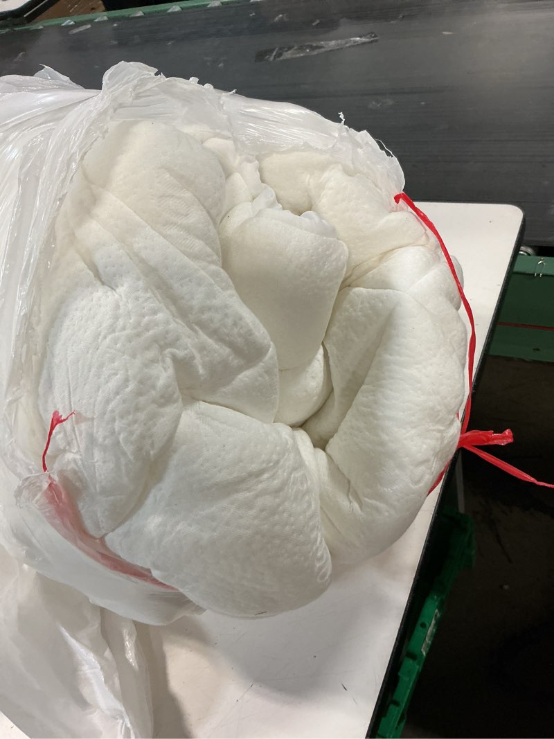 Condition photo showing Good Condition for ultra soft king size mattress topper - viscose made from bamboo pillow top mattress pad for back pain relief - naturally cooling for hot sleepers, white white king