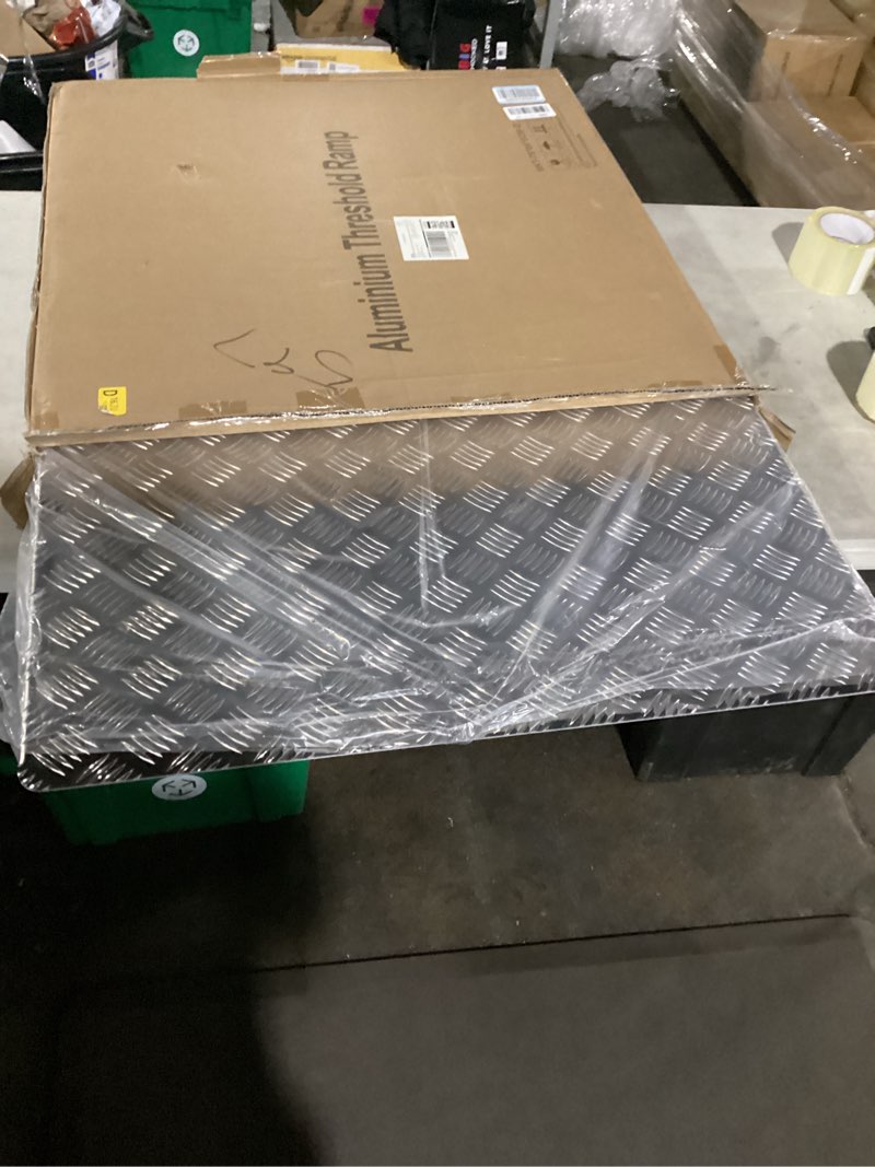 Aluminum Door Threshold Ramps for Doorway Wheelchair Ramp for Home Steps 2-6" Rise Portable Wheelcha