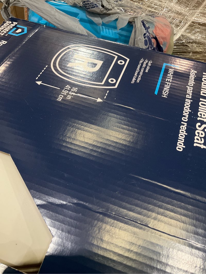 Condition photo showing As Is for project source round toilet seat