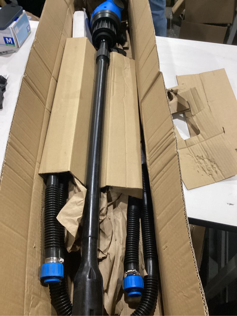 Electric Drum Pump, 55 Gallon AC/DC Drum Transfer Pump with Adjustable Suction Tube, Portable Electr