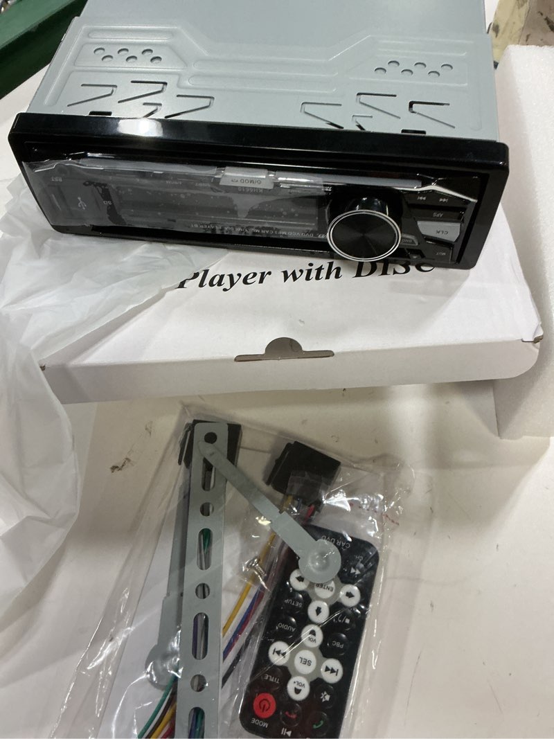 Condition photo showing Good Condition for single din car stereo with cd/dvd player | bluetooth | fm/am/rds radio | usb sd aux audio receiver