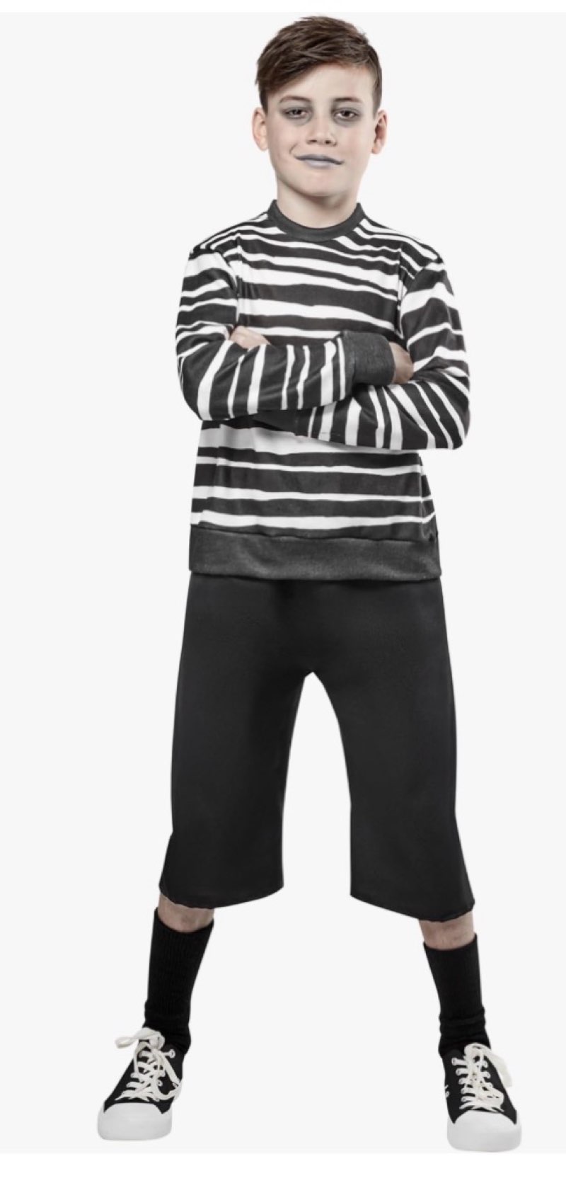 rubies wednesday: puglsey addams costume for kids, boy's small