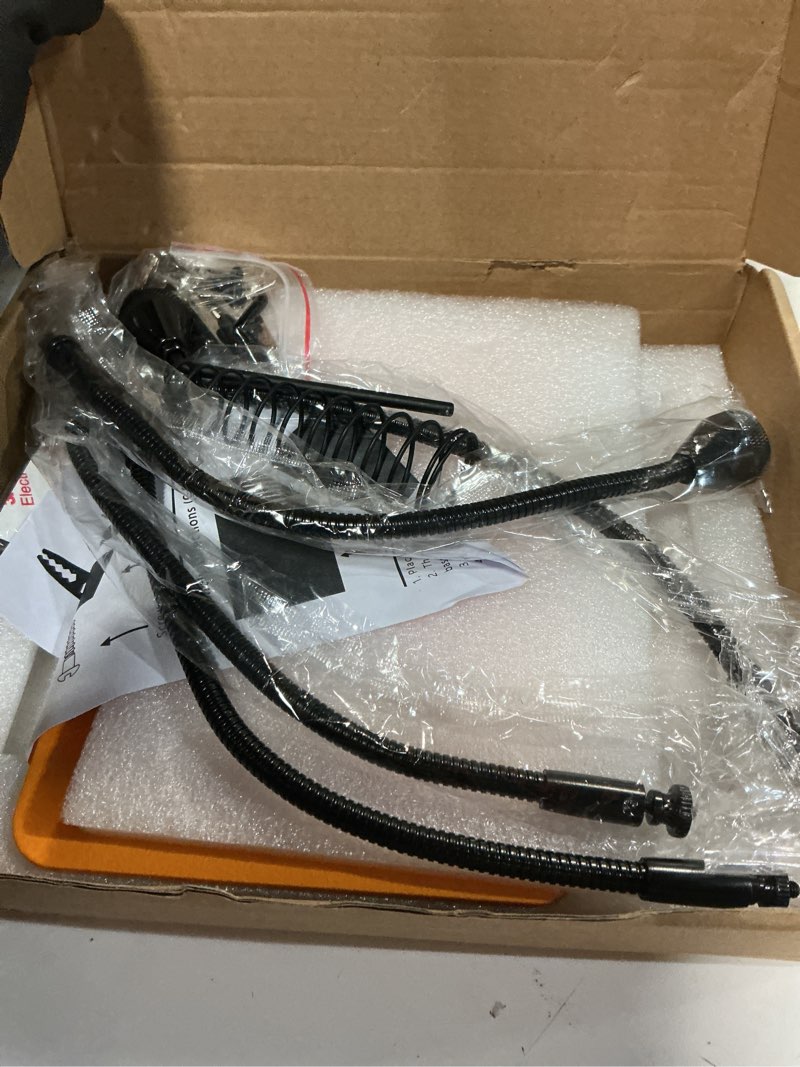 Condition photo showing Good Condition for fstop labs third hand soldering tool pcb holder four magnetic based with iron holder, flexible metal arms helping hands crafts jewelry hobby workshop helping station non-slip steel weighted base