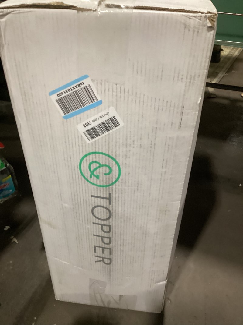 Condition photo showing New/Like New for Tuft & Needle Mattress Topper, Queen Size, 2 inches of our Breathable, Supportive Adaptive Foam, Luxe Gray Cover, CertiPUR-US and Greenguard Gold Certified