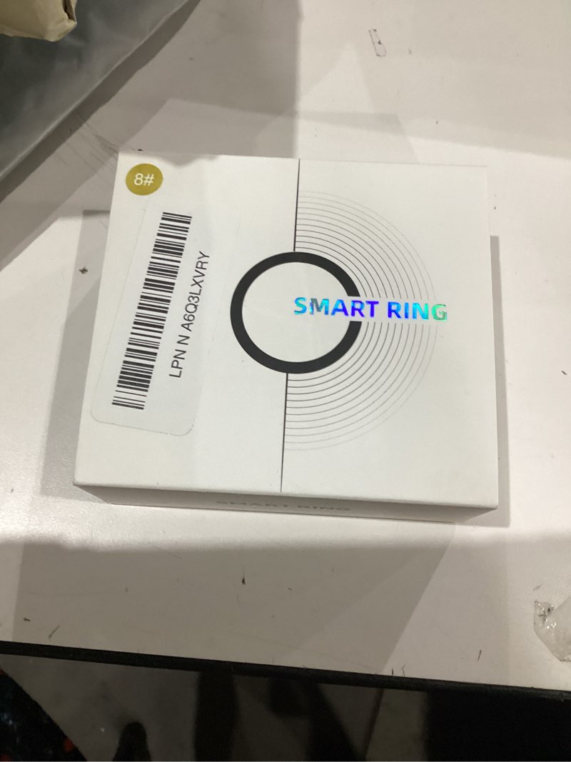 Condition photo showing As Is for Smart Health Ring for Women Men Fitness Tracker with Heart Rate, Blood Oxygen, Pale Gold 8