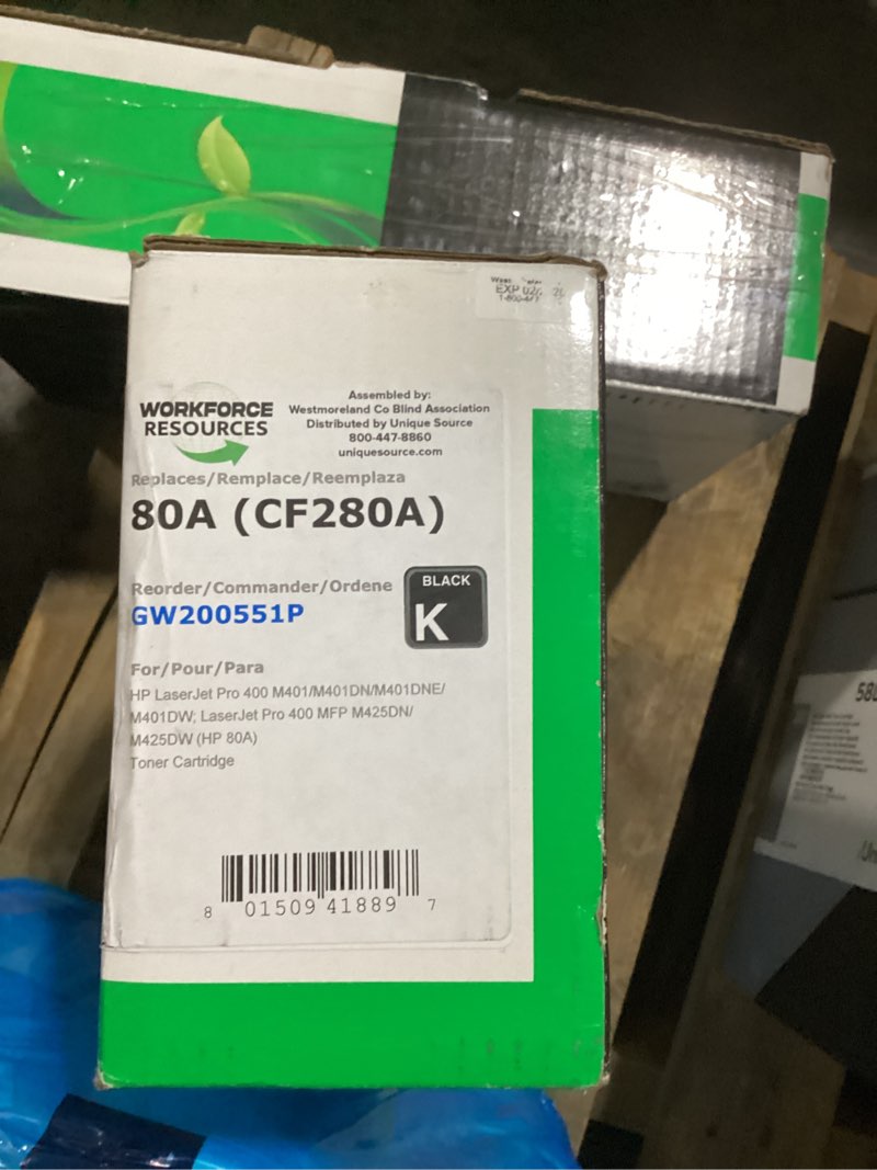 Condition photo showing Good Condition for workforce resources toner cartridge replacement black