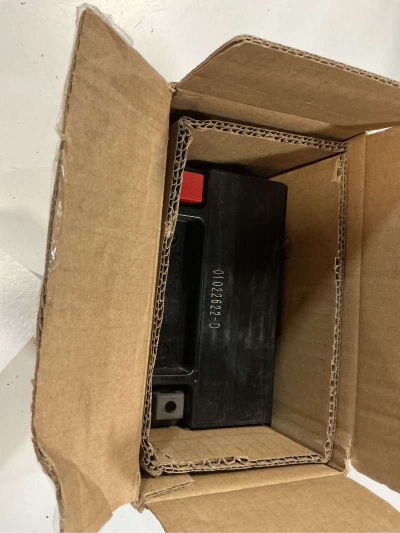 Condition photo showing As Is for uplus ytx7a-bs motorcycle scooter battery, eb7a-4-i maintenance free 12v 6ah sla batteries atv agm battery, replacement for ytx7a-4, etx7a-bs, ltx7a-bs,ntx7a-bs,ftx7a-bs, entx7a-bs, gtx7a-bs, mtx7a-bs ytx7a-bs (12v 6ah)