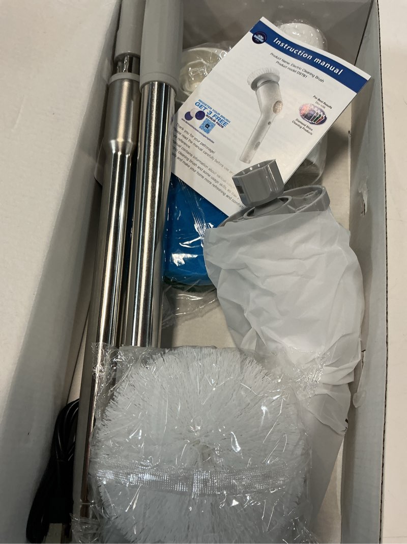 Condition photo showing New/Like New for 7-in-1 spin scrubber