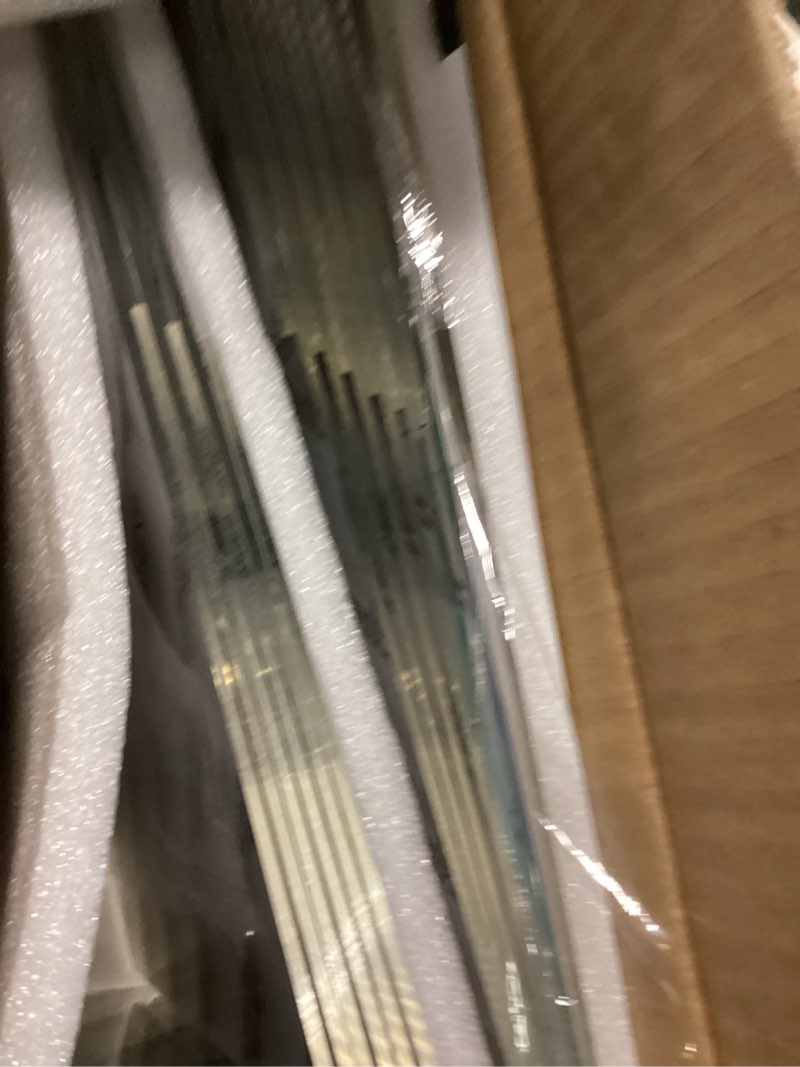 Condition photo showing Good Condition for ehwine 12 pack acrylic sign holder 8.5 x 11, l shape clear plastic display stand, slanted back picture frame menu flyer paper display stand up table top sign holders for restaurant, office and school vertical 12 pack 8.5x11 inch