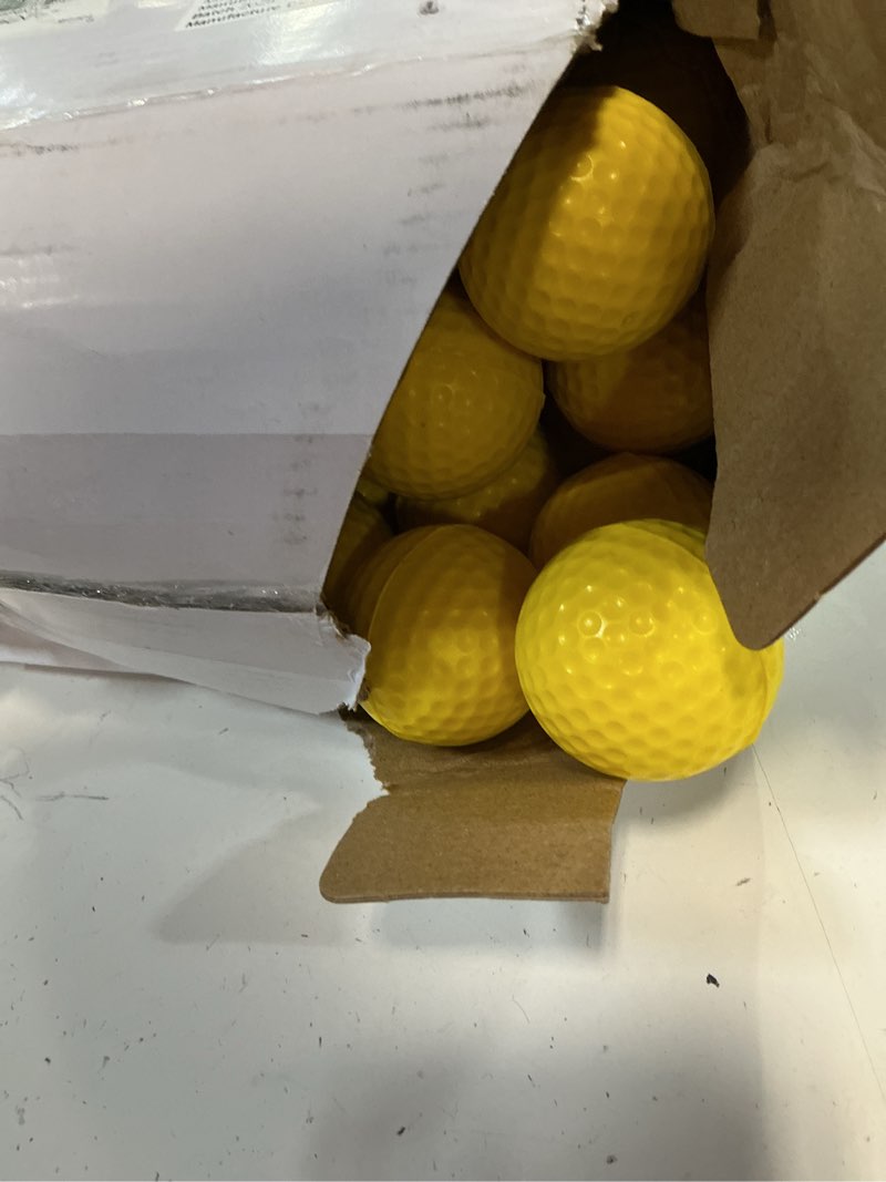 Condition photo showing Good Condition for junkin 80 pcs foam golf practice training balls