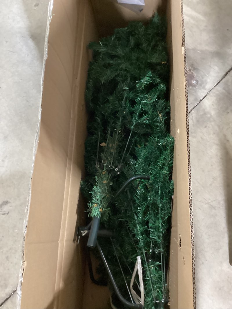 Condition photo showing Good Condition for National Tree Company 6 ft Unlit Dunhill Fir Artificial Full Christmas Tree, 1,430 Tips, Includes Stand, Green 6ft Tree