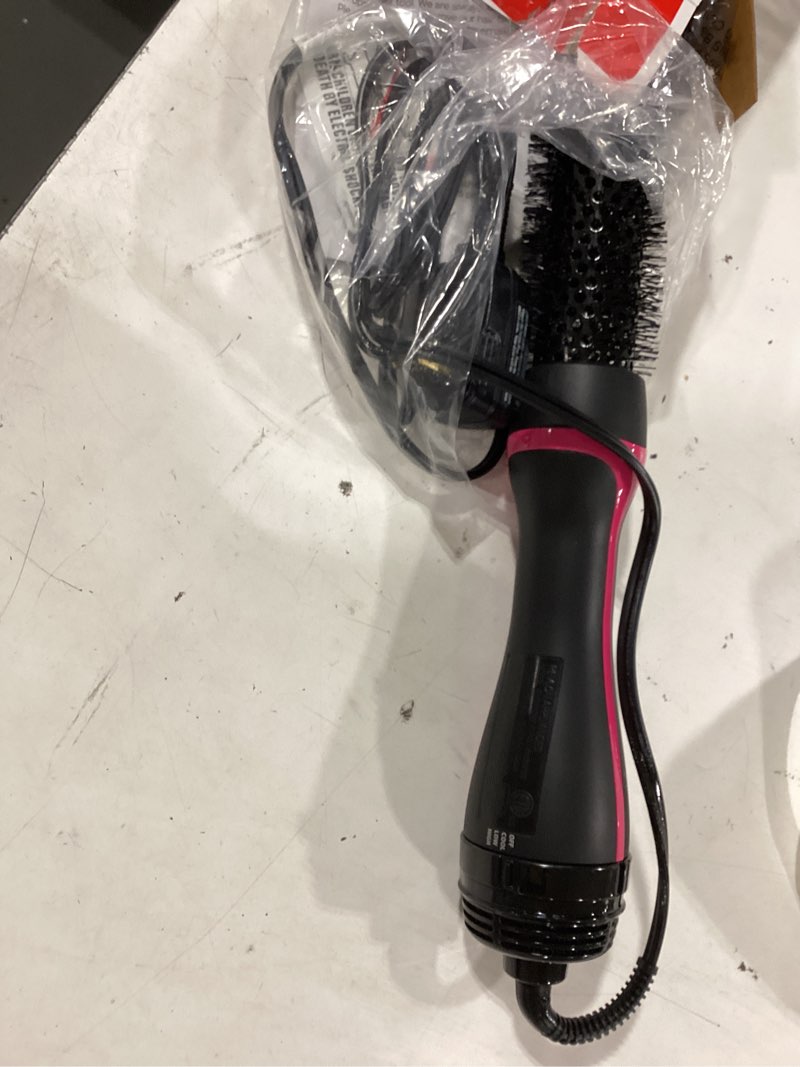 Condition photo showing Good Condition for revlon one-step hair dryer and styler - root booster round brush for styling, dryer brush for fast and easy salon-quality blowout, more shine and less frizz (1-1/2 in) 1 count (pack of 1)
