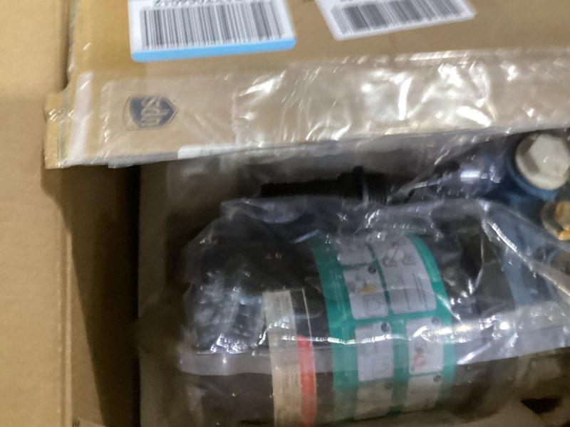 Condition photo showing New/Like New for 1.5hp water pressure booster pump, 110v stainless steel automatic booster pump with digital pressure display, 1800gph high flow, 130ft max head for home, garden & irrigation
