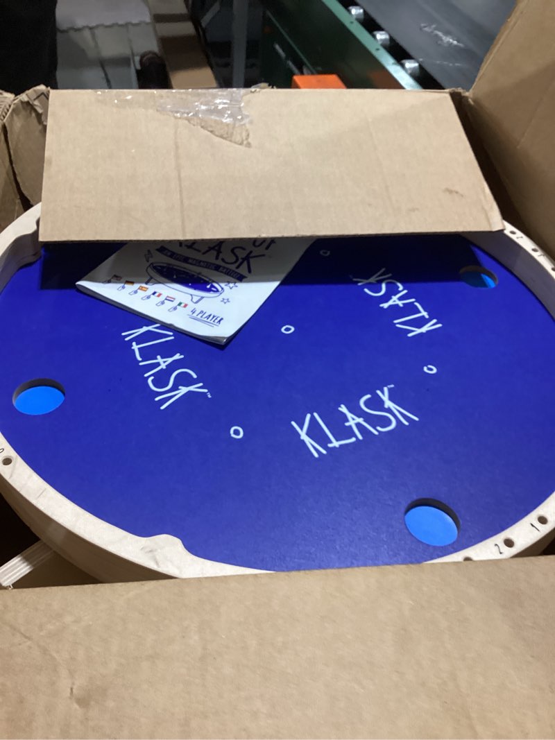 Condition photo showing Good Condition for KLASK: The Magnetic Award-Winning Party Game of Skill - for Kids and Adults of All Ages That’s Half Foosball, Half Air Hockey 4 Player