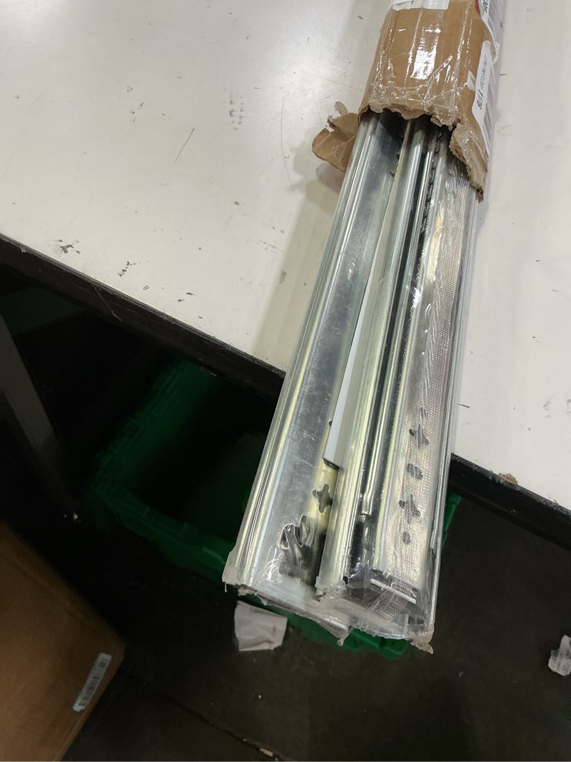 Condition photo showing Good Condition for heavy duty drawer slides, 40 inch, 300 lb load capacity, side mount, full extension, ball bearing, cabinet locking rail, tool box runner, 1 pair w 53 mm : 300 lb 40 inch