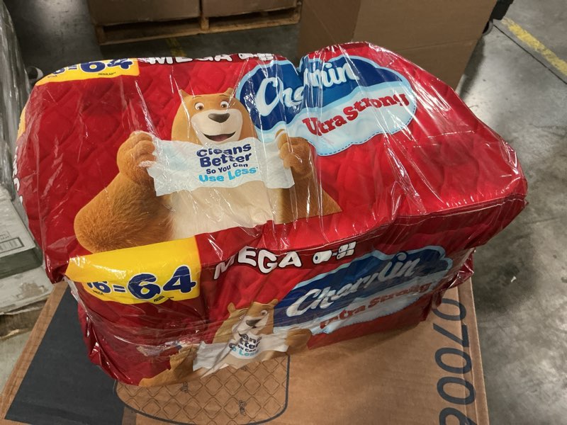 Condition photo showing Good Condition for charmin ultra strong toilet paper 12mega rolls, 220 sheets per roll