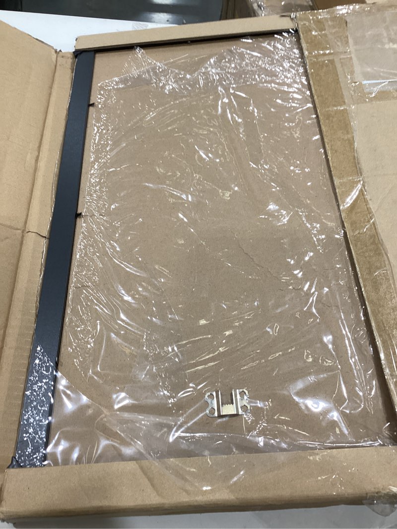 Condition photo showing Good Condition for lavie home 22x22 picture frame, square poster frame with high definition plexiglass, horizontal or vertical wall gallery 22 x 22 frames suitable for photos, artworks, posters,puzzle, black 1pc 22x22 black