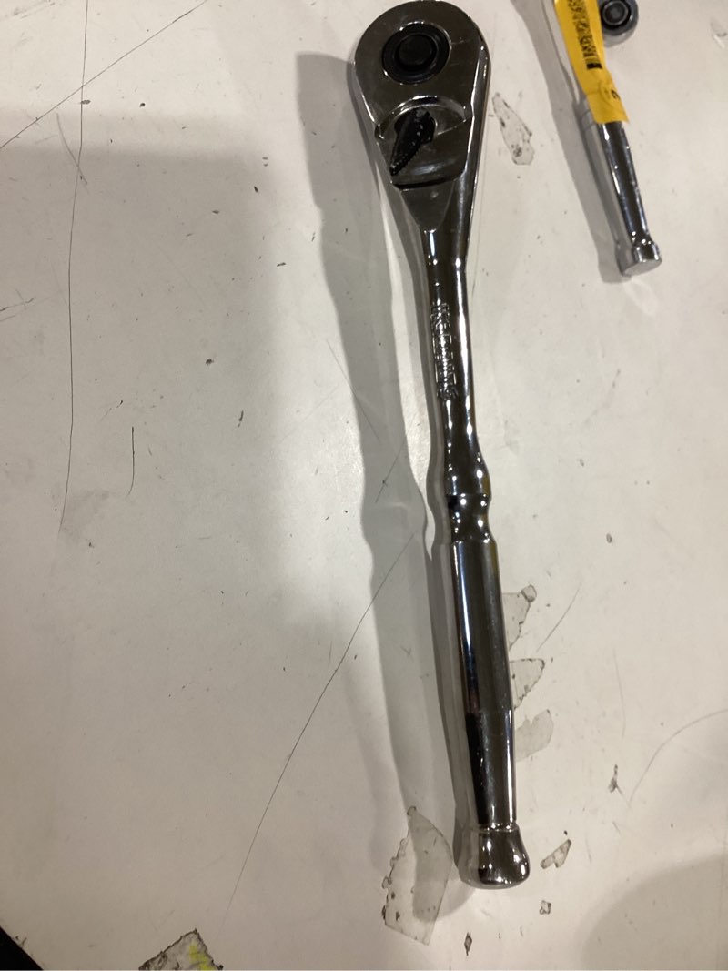 Condition photo showing As Is for craftsman 72 -tooth 1/2-in drive full polish handle ratchet