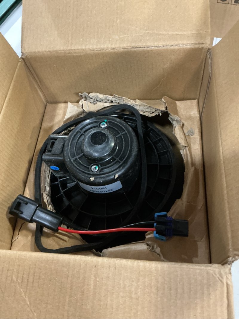 Condition photo showing Good Condition for ac heater blower motor with fan fits for 2007 2008 2009 2010 2011 2012 2013 2014 chevy silverado suburban avalanche tahoe gmc sierra yukon 1500 2500 cadillac escalade hvac blower motor replace# 700164