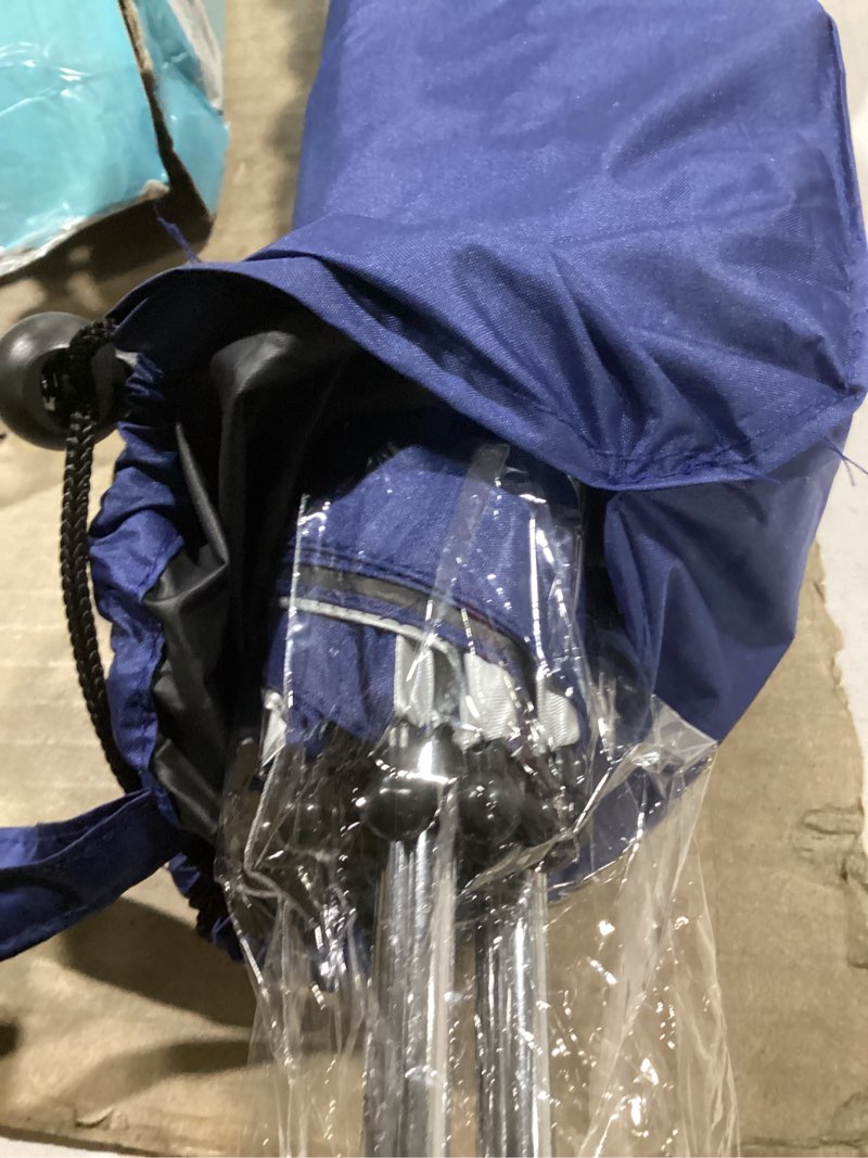 Condition photo showing Good Condition for 2 Pack Beach Umbrella with 360 Universal Clamp, UPF50+ Umbrella Outdoor Patio Sun Protection for Chairs, Beach &Patio Use (Not Include Chair) Ink Blue/Silvery