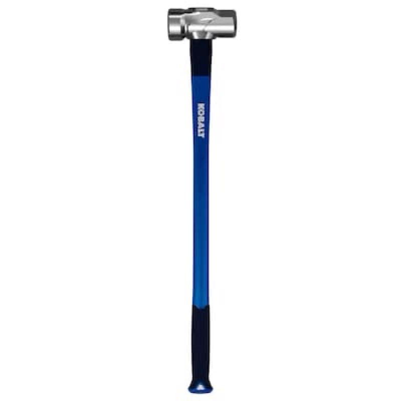 kobalt 8 -lb steel head fiberglass handle demolition sledge hammer
