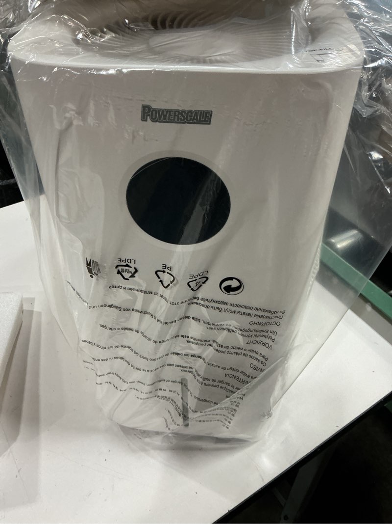 Condition photo showing New/Like New for powerscale mf6 smart evaporative humidifiers for home, 1.8 gal top-fill, up to 700ml/h mist-free output, wifi smart touchscreen control, auto filter dry, electrolysis self-clean, quiet sleep mode