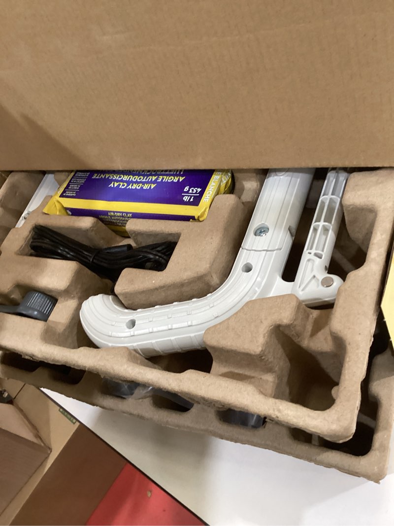 Condition photo showing Good Condition for NATIONAL GEOGRAPHIC Hobby Pottery Wheel Kit - 8" Variable Speed Pottery Wheel for Adults & Teens with Innovative Arm Tool, 3 Lb Air Dry Clay & Art Supplies, Crafts for Adults, Craft Kits for Teenagers