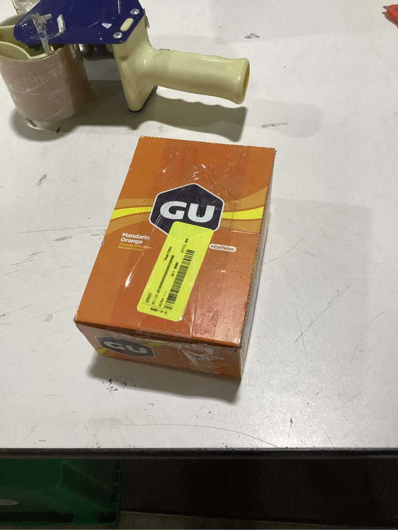 Condition photo showing Good Condition for gu energy original nutrition energy gel  sports  24-count  mandarin orange