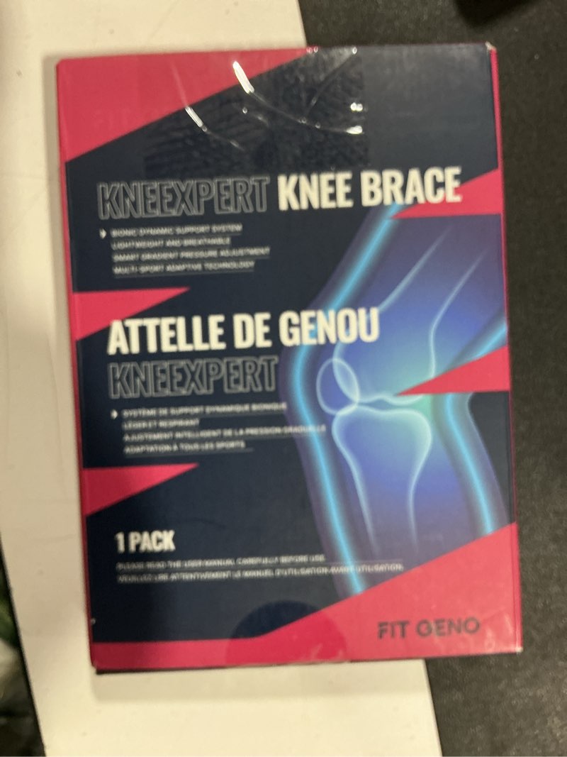 Condition photo showing Good Condition for Fit Geno KneeXpert Knee Brace with Side Stabilizers & Patella Gel Pad - Adjustable Compression Suppo