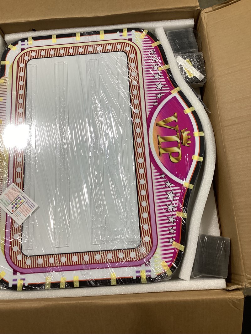 Condition photo showing New/Like New for untested led bottle service sign - acrylic vip club light lightweight handheld for bottle girl sign with interchangeable letters numbers (4 set letters 2set numbers) suitable for bar parties