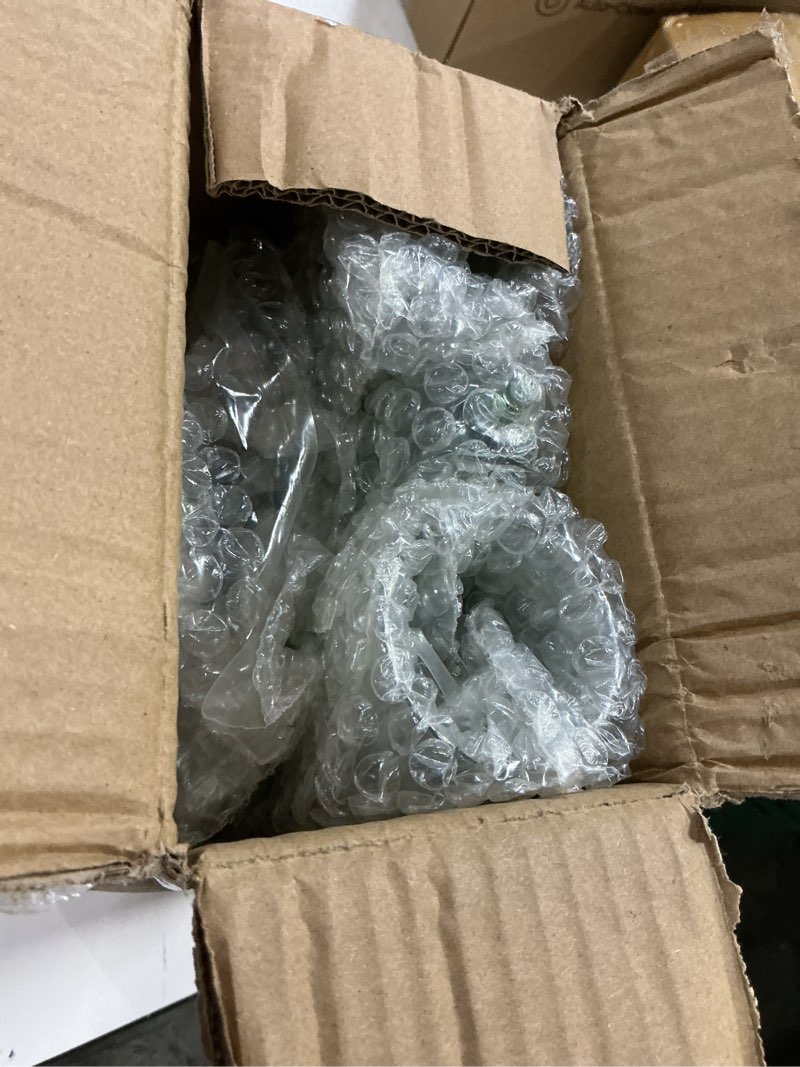 Condition photo showing New/Like New for 24 pack plastic champagne flutes sage green unbreakable ribbed champagne glasses detachable 5.5 oz disposable wine stemware glasses toasting cups for wedding christmas baby shower party 1 green