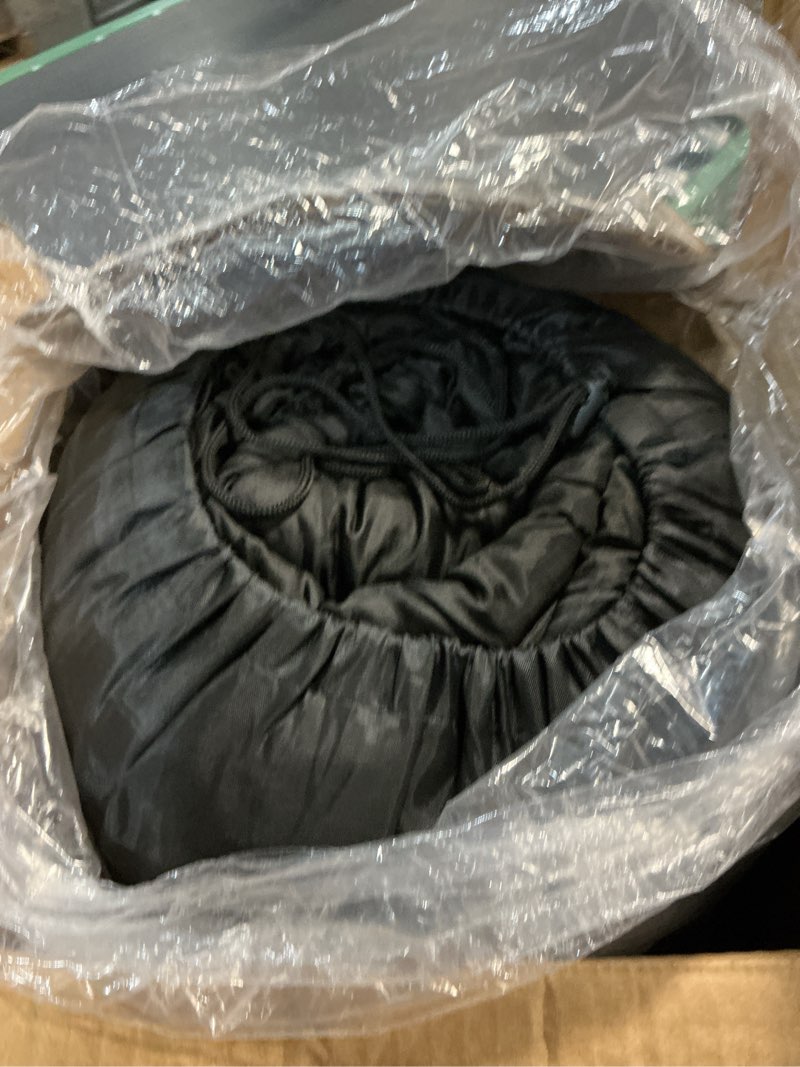 Condition photo showing Good Condition for Sleeping Bag - Lightweight Envelope-Style 32F Rated Outdoor Sleeping Bag with Hood and Carry Case for Backpacking, Camping and Hiking by Wakeman (Navy) Black