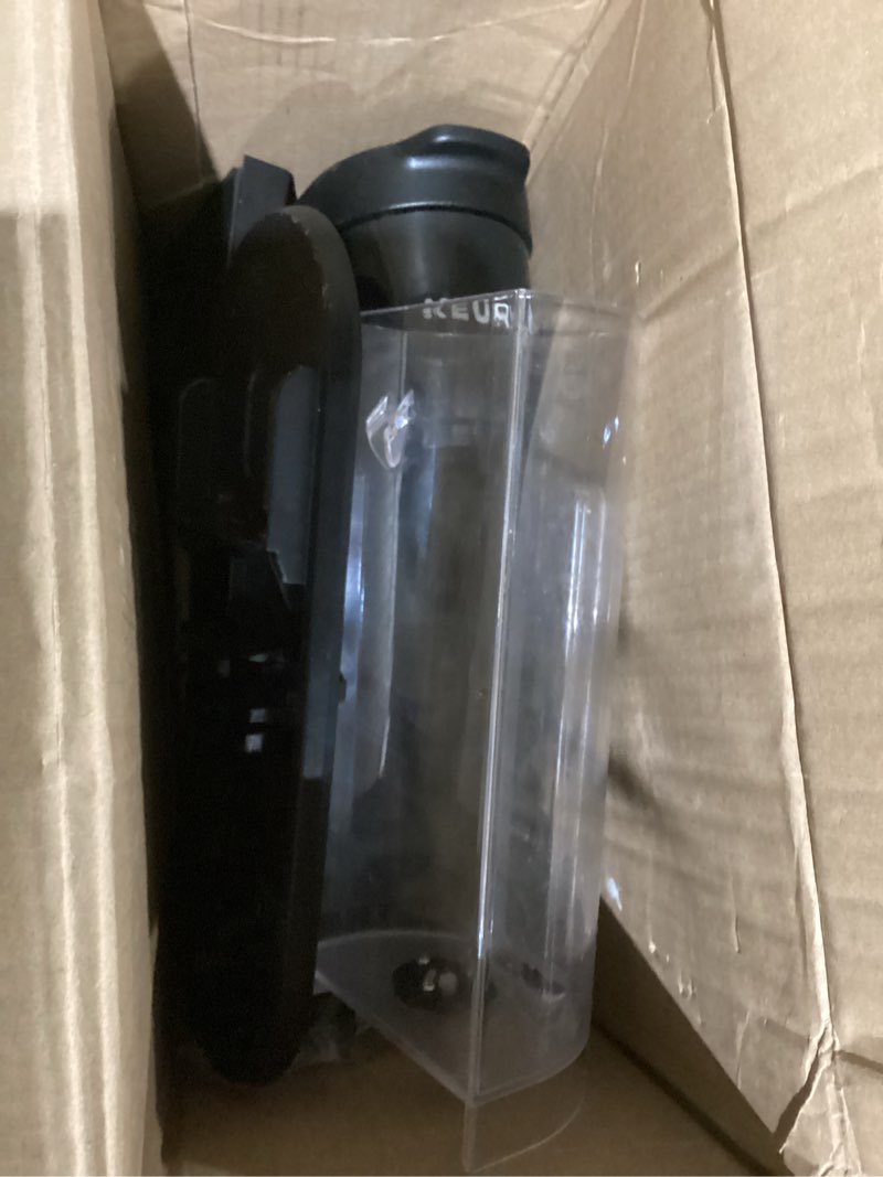 Condition photo showing As Is for Keurig K-Express Single Serve K-Cup Pod Coffee Maker, 3 Brew Sizes, Strong Button Feature, 42oz Removable Reservoir, Black