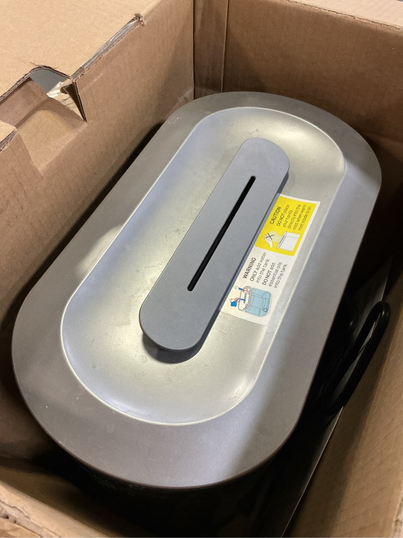 Condition photo showing As Is for dreo 8l smart humidifier large room 600ft², hm717s, 80h runtime supersized warm and cool mist humidifiers for bedroom baby, 28db quiet air humidifier for plants indoor, home, whole house, silver
