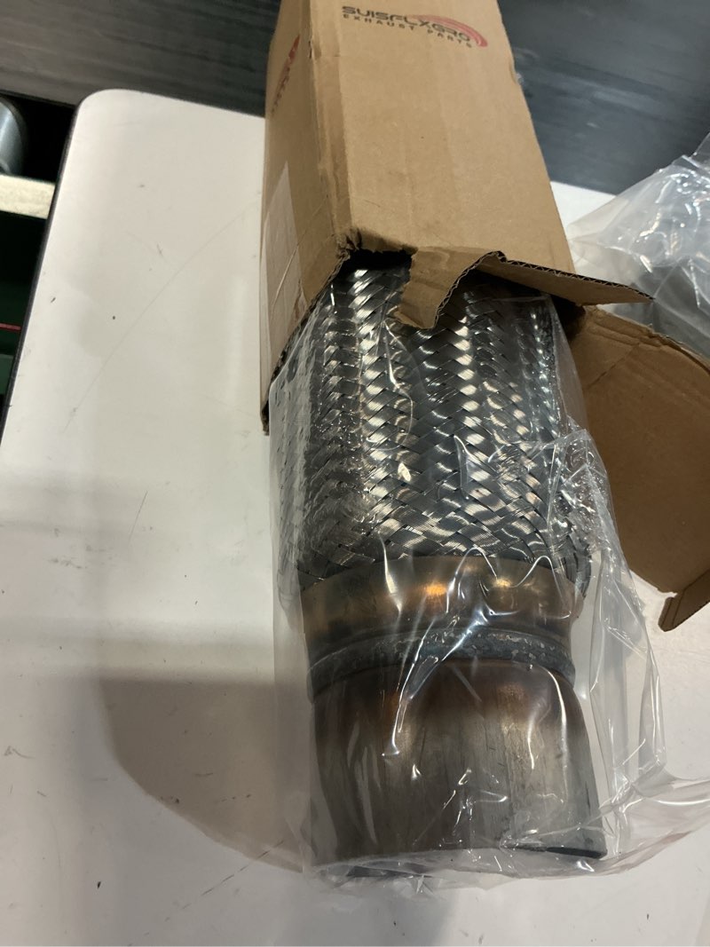 Condition photo showing Good Condition for exhaust flex pipe universal type 100% stainless steel for heavy duty and cars (1 pc, 3.0x8x12) 3.0x8x12 1 pc