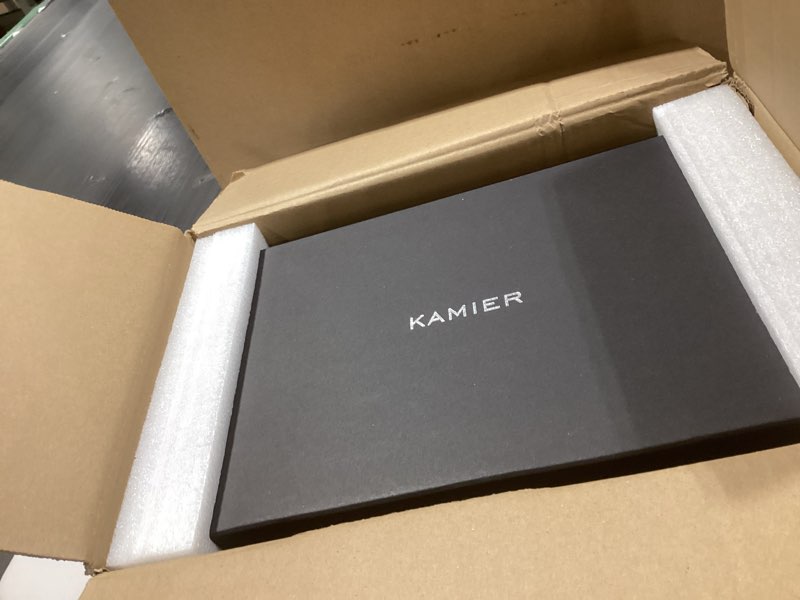 Condition photo showing Good Condition for High End Watch Box for Men, 12 Slot Wooden Watch Case With Drawer, Watch Display Box with Glass Lid, 2-Layer Watch Holder for Jewelry and Watch Storage for Men Women , Ideal for Gift (With Gift Box) Black