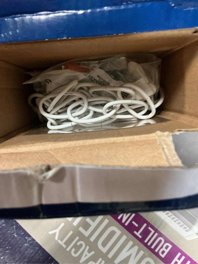 Condition photo showing As Is for 18 ft. white swag light kit