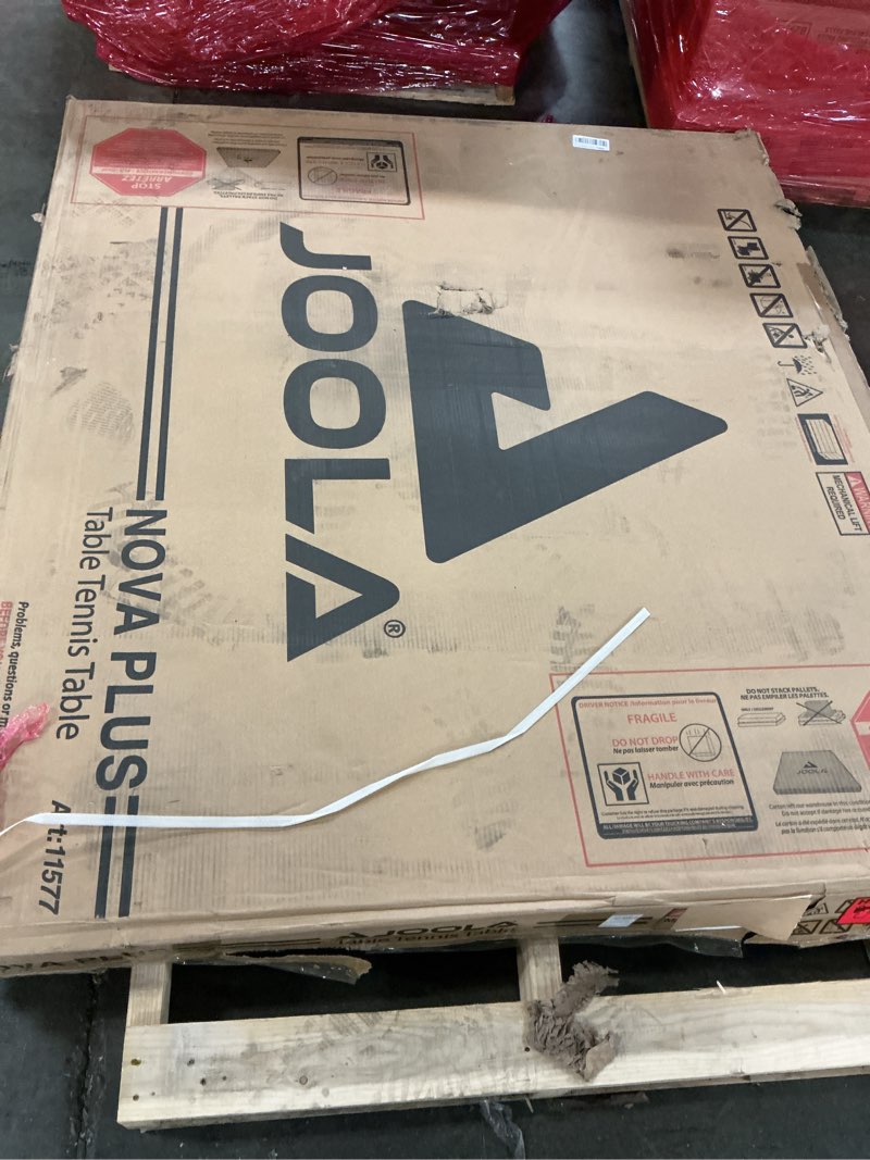 Condition photo showing Good Condition for JOOLA NOVA Outdoor Ping Pong Table with Waterproof Table Tennis Net Set - Quick Assembly - All Weather Aluminum Composite Surface - Tournament Quality - Indoor & Outdoor Compatible