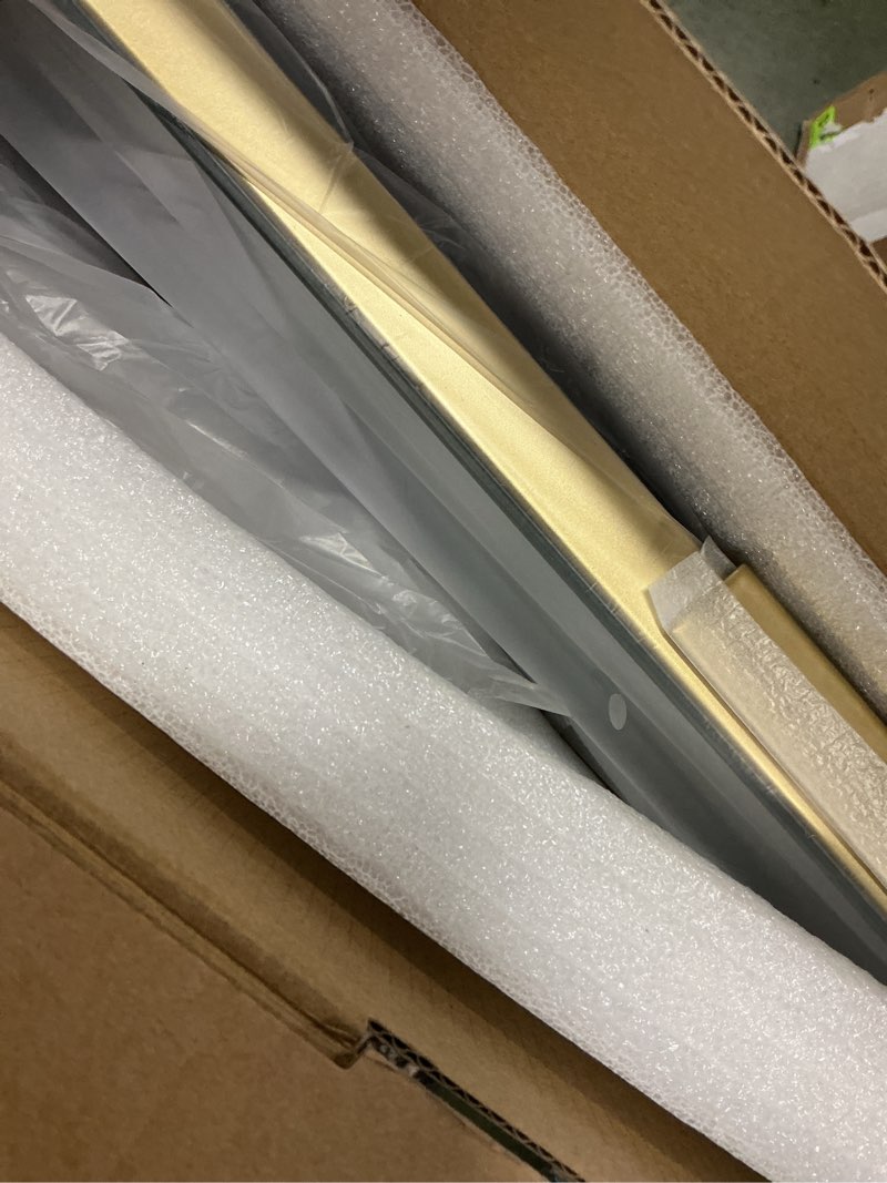 Condition photo showing Good Condition for FENNIO 23" x 18" Vanity Mirror with Lights?LED Makeup Mirror?Hollywood Mirror with 3 Color Modes & Adjustable Brightness?Vanity Mirror Square Gold Gold 23"L x 18"W