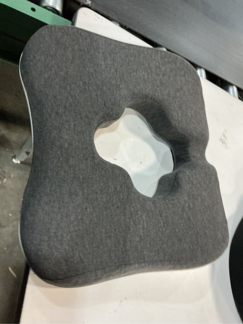 Condition photo showing Good Condition for Gel Wheelchair Cushions for BedSores Prevention,Bed Sore Pad Cushion for Butt - Pain Relief for Long Sitting & Relieve Sciatica, Back, Tailbone, Pressure Sore and Ulcer Pain for Pregnant and Elderly Black