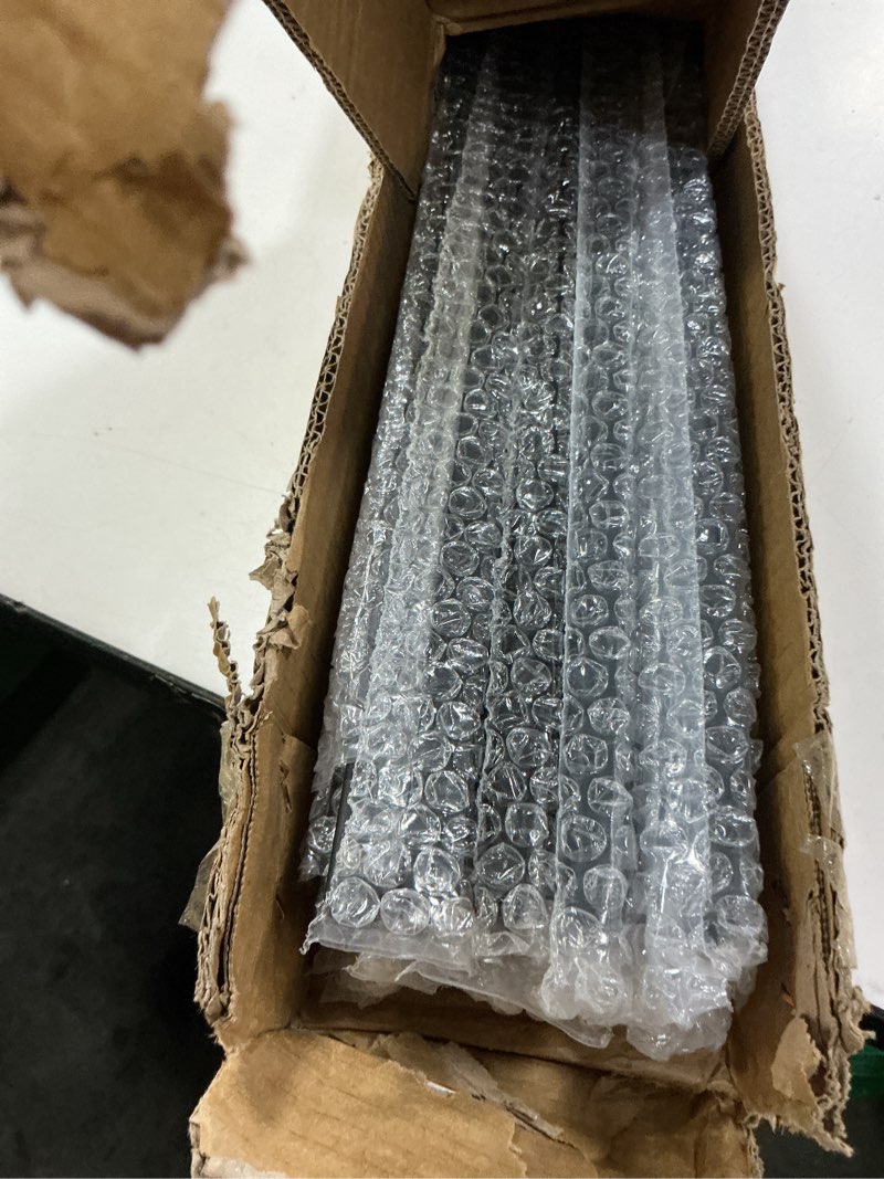 Condition photo showing New/Like New for 15 pcs hollow single twist iron balusters, 1/2" x 44" hollow iron baluster for staircase remodel, matte black metal railing 15 iron balusters(single twist)